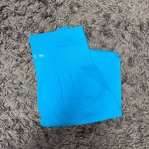 NVGTN CARIBBEAN BLUE SEAMLESS LEGGINGS